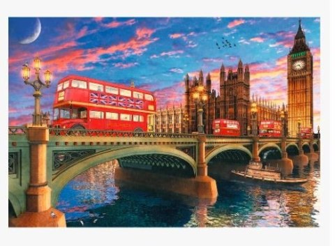 Puzzle drewniane 500 elementów Londyn Big Ben Trefl