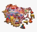 Puzzle drewniane 500 elementów Magiczny świat Trefl