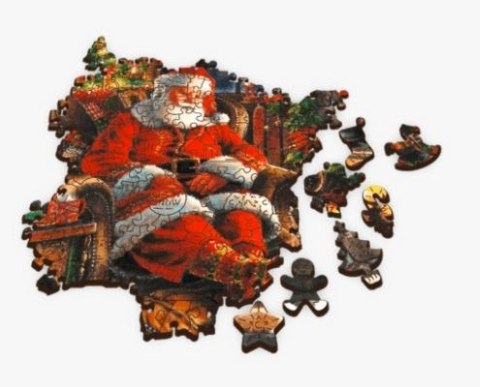 Puzzle drewniane 500 elementów Świąteczny wieczór Trefl