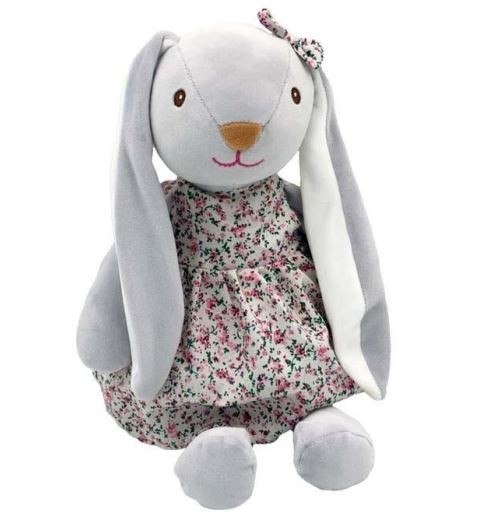 Maskotka Króliczka Kalinka szara 25 cm TULILO