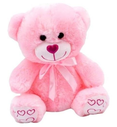 Maskotka Miś malinowy jasny 27 cm TULILO