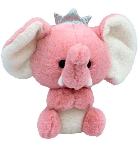 Maskotka Słonik Leo różowy 23 cm TULILO