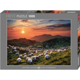 Puzzle 1000 elementów Owce i wulkany Heye