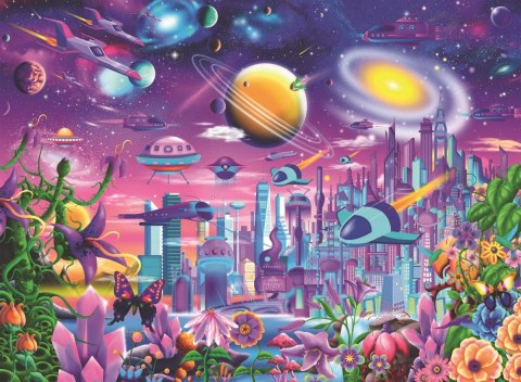 Puzzle 200 elementów 2D Kosmiczne miasto Ravensburger Polska