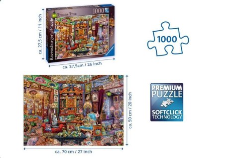 Puzzle 2D 1000 elementów Gabinet skarbów Ravensburger Polska