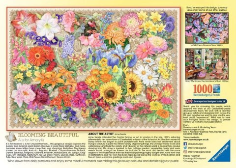 Puzzle 2D 1000 elementów Kwitnące kwiaty Ravensburger Polska