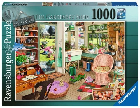 Puzzle 2D 1000 elementów Szopa ogrodowa Ravensburger Polska