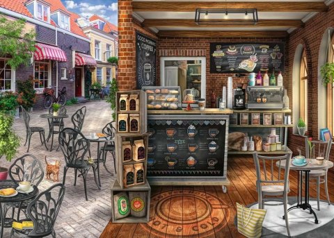 Puzzle 2D 1000 elementów Urocza kawiarnia Ravensburger Polska