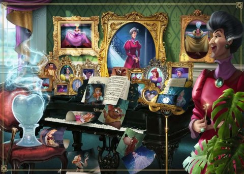 Puzzle 2D 1000 elementów Villainous. Lady Tremaine Ravensburger Polska