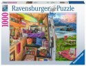 Puzzle 2D 1000 elementów Widok z kampera Ravensburger Polska