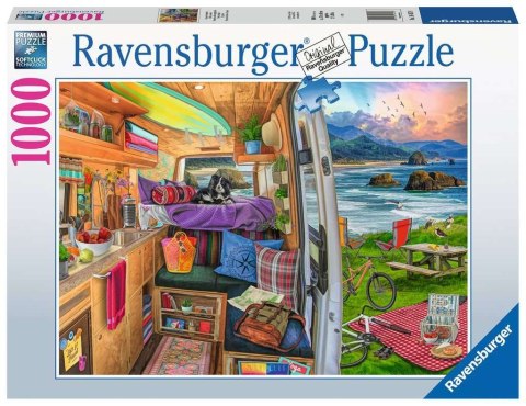 Puzzle 2D 1000 elementów Widok z kampera Ravensburger Polska