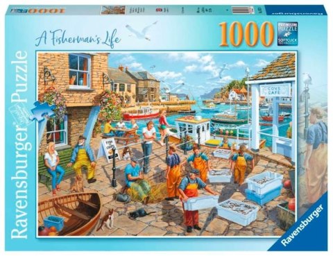 Puzzle 2D 1000 elementów Życie rybaka Ravensburger Polska