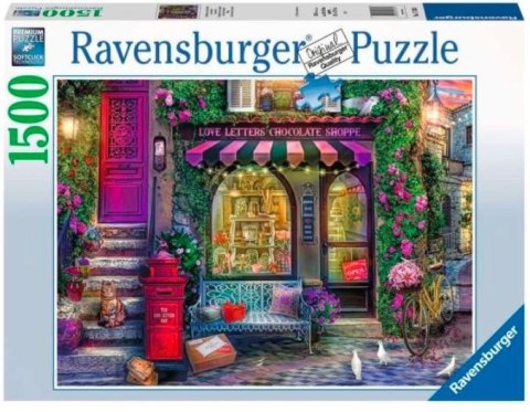 Puzzle 2D 1500 elementów Sklep z czekoladą Ravensburger Polska