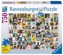 Puzzle 2D Duży Format 99 uroczych piesków 750 elementów Ravensburger Polska