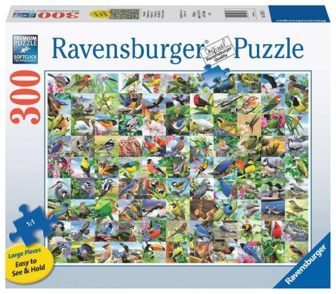 Puzzle 2D Duży Format 99 zachwycających ptaków 300 elementów Ravensburger Polska