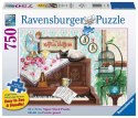 Puzzle 2D dla seniorów Kot na pianinie 750 elementów Ravensburger Polska