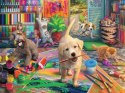 Puzzle 2D dla seniorów Mali artyści 750 elementów Ravensburger Polska