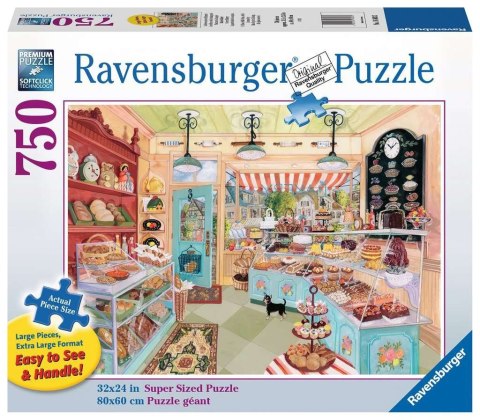 Puzzle 2D dla seniorów Piekarnia na rogu 750 elementów Ravensburger Polska