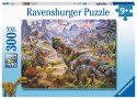 Puzzle 300 elementów 2D Dinozaury Ravensburger Polska