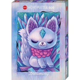 Puzzle 500 elementów Dreaming, Kryształowy lis Heye