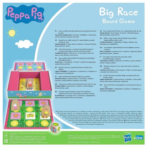 Gra Wielki wyścig Peppa Trefl