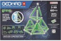 Klocki magnetyczne Glow Recycled 60 elementów Geomag