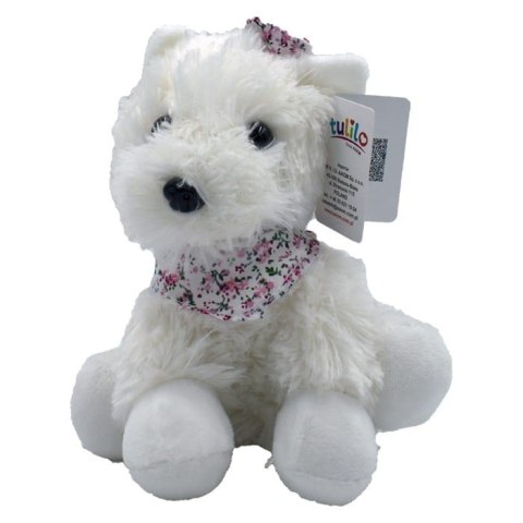 Maskotka Piesek Bubuś biały 20 cm TULILO