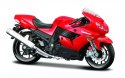 Model Motocykl Kawasaki Ninja ZX -14 z podstawką 1/18 Maisto