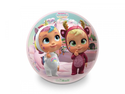 Piłka gumowa 23 cm - Cry Babies Bio Ball Mondo