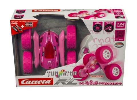 Pojazd RC Mini turnator 2,4 GHz różowy Carrera