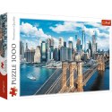 Puzzle 1000 elementów Most Brookliński Nowy Jork USA Trefl
