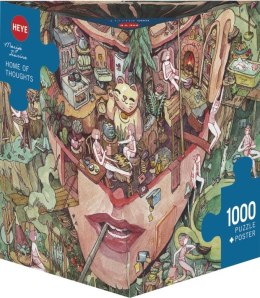 Puzzle 1000 elementów Myśli w głowie Heye