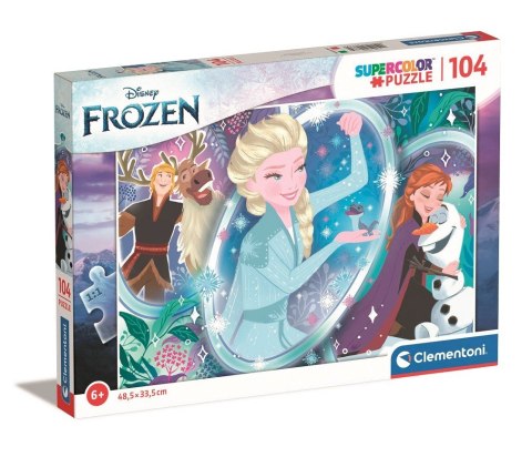 Puzzle 104 elementy Super Kolor Kraina Lodu 2 Clementoni