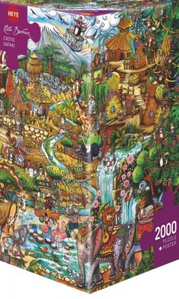 Puzzle 2000 elementów Egzotyczne safari Heye