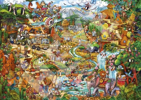 Puzzle 2000 elementów Egzotyczne safari Heye