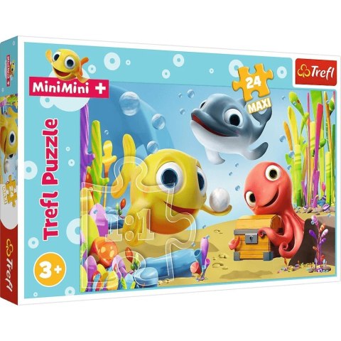 Puzzle 24 Maxi Wesoła Rybka Mini Mini Trefl