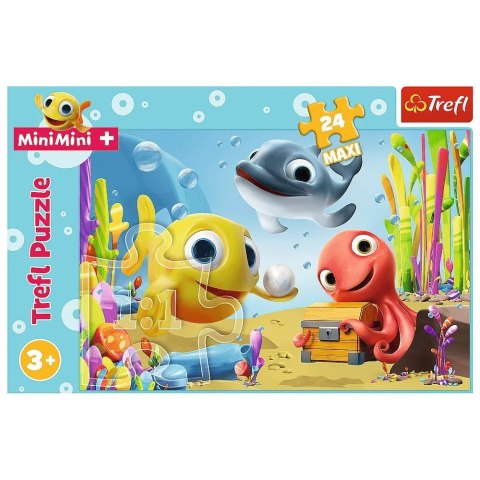 Puzzle 24 Maxi Wesoła Rybka Mini Mini Trefl