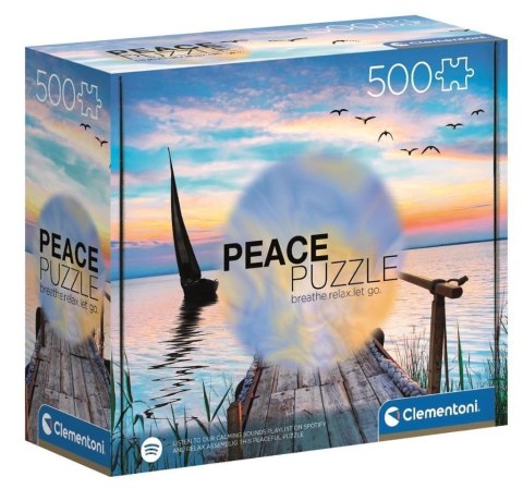 Puzzle 500 elementów Peace Collection Peaceful Wind Clementoni