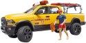 Auto Dodge RAM Life Guard z ratownikiem BRUDER