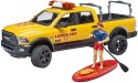 Auto Dodge RAM Life Guard z ratownikiem BRUDER
