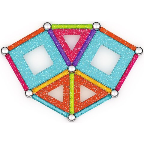 Klocki Glitter Recycled 35 elementów Geomag