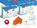 Klocki konstrukcyjne 3D 88 sztuk Madej