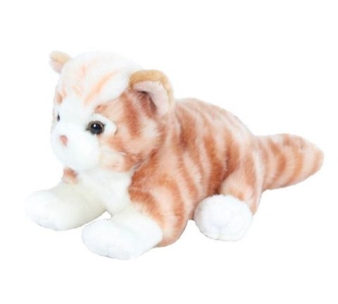 Maskotka Kot leżący rudy 30 cm Beppe