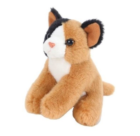 Maskotka Kot siedzący brązowy 13 cm Beppe
