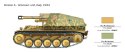 Model plastikowy SD.KFZ 124 WESPE 1/72 Italeri