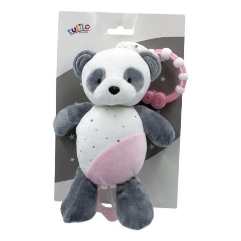 Pozytywka Panda różowa 24 cm TULILO