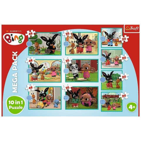 Puzzle 10w1 Co robi Bing 90393 Trefl