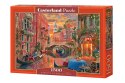 Puzzle 1500 elementów Romantyczny wieczór w Wenecji Castor