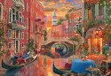 Puzzle 1500 elementów Romantyczny wieczór w Wenecji Castor