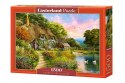 Puzzle 1500 elementów Wiejska chatka nad jeziorem Castor